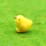 Maxbell Miniature Chickens Ornaments Figurines for Bonsai Micro Landscape Home Decor