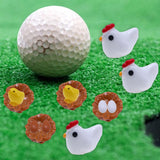 Maxbell Miniature Chickens Ornaments Figurines for Bonsai Micro Landscape Home Decor
