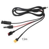 Maxbell Portable Solar Charge Cable for Battery Pack Silicone Wire Harness 16AWG