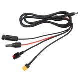 Maxbell Portable Solar Charge Cable for Battery Pack Silicone Wire Harness 16AWG