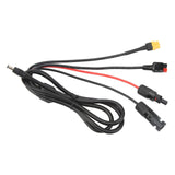 Maxbell Portable Solar Charge Cable for Battery Pack Silicone Wire Harness 16AWG