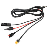 Maxbell Portable Solar Charge Cable for Battery Pack Silicone Wire Harness 16AWG