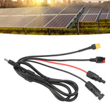 Maxbell Portable Solar Charge Cable for Battery Pack Silicone Wire Harness 16AWG