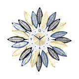 Maxbell Hanging Wall Clocks Non Ticking Metal Wall Watch Clock for Office Bedroom 70cmx70cm