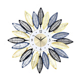 Maxbell Hanging Wall Clocks Non Ticking Metal Wall Watch Clock for Office Bedroom 70cmx70cm