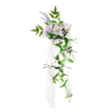 Maxbell Wedding Chair Decorations with Leaves and Ribbons for Wedding Backdrop B 60cm x 15cm