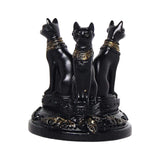 Maxbell Resin Cat Statue Figurine Ball Display Stand Shelf Desktop Decoration Gift