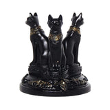 Maxbell Resin Cat Statue Figurine Ball Display Stand Shelf Desktop Decoration Gift