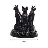Maxbell Resin Cat Statue Figurine Ball Display Stand Shelf Desktop Decoration Gift