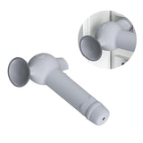 Maxbell Suction Cup Silicone Door Handle Cover Protective Cover Knob Protector Gray