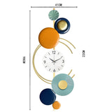 Maxbell Metal Wall Clock Art Design Fashion Decorative for Dining Room Home Decor Vertical