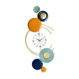 Maxbell Metal Wall Clock Art Design Fashion Decorative for Dining Room Home Decor Vertical