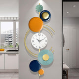 Maxbell Metal Wall Clock Art Design Fashion Decorative for Dining Room Home Decor Vertical