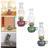 Maxbell Kerosene Lamp with Handle Candelabra for Dining Room Tabletop Christmas Pink