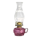 Maxbell Kerosene Lamp with Handle Candelabra for Dining Room Tabletop Christmas Pink