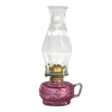 Maxbell Kerosene Lamp with Handle Candelabra for Dining Room Tabletop Christmas Pink