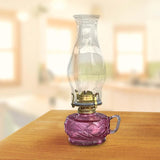 Maxbell Kerosene Lamp with Handle Candelabra for Dining Room Tabletop Christmas Pink