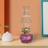 Maxbell Kerosene Lamp with Handle Candelabra for Dining Room Tabletop Christmas Pink