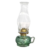 Maxbell Kerosene Lamp with Handle Candelabra for Dining Room Tabletop Christmas Green