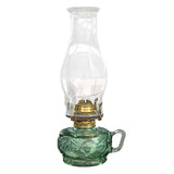 Maxbell Kerosene Lamp with Handle Candelabra for Dining Room Tabletop Christmas Green
