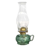 Maxbell Kerosene Lamp with Handle Candelabra for Dining Room Tabletop Christmas Green