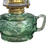 Maxbell Kerosene Lamp with Handle Candelabra for Dining Room Tabletop Christmas Green