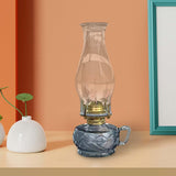 Maxbell Kerosene Lamp with Handle Candelabra for Dining Room Tabletop Christmas Gray