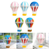 Maxbell Hot Air Balloon Ornament Pendant Decorative Home Desktop Scene Layout Pink