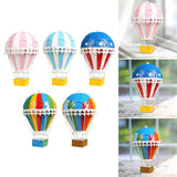 Maxbell Hot Air Balloon Ornament Pendant Decorative Home Desktop Scene Layout Pink