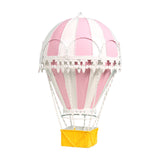 Maxbell Hot Air Balloon Ornament Pendant Decorative Home Desktop Scene Layout Pink