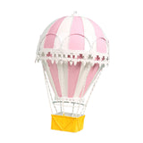 Maxbell Hot Air Balloon Ornament Pendant Decorative Home Desktop Scene Layout Pink