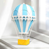 Maxbell Hot Air Balloon Ornament Pendant Decorative Home Desktop Scene Layout Light Blue