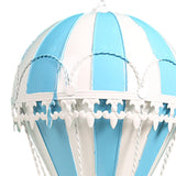Maxbell Hot Air Balloon Ornament Pendant Decorative Home Desktop Scene Layout Light Blue