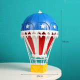 Maxbell Hot Air Balloon Ornament Pendant Decorative Home Desktop Scene Layout Blue