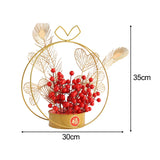 Maxbell Flower Basket Ornament Living Room Decor Indoor Door Hanging Spring Festival Style C