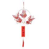 Maxbell Chinese New Year Hanging Decorations Ornament Wreath Pendant for Decor Style A