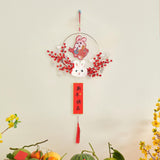 Maxbell Chinese New Year Hanging Decorations Ornament Wreath Pendant for Decor Style A