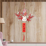 Maxbell Chinese New Year Hanging Decorations Ornament Wreath Pendant for Decor Style A