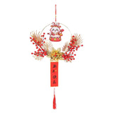 Maxbell Chinese New Year Hanging Decorations Ornament Wreath Pendant for Decor Style B