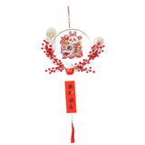 Maxbell Chinese New Year Hanging Decorations Ornament Wreath Pendant for Decor Style C