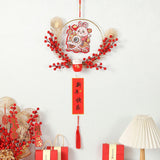 Maxbell Chinese New Year Hanging Decorations Ornament Wreath Pendant for Decor Style C