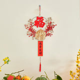Maxbell Chinese New Year Hanging Decorations Ornament Wreath Pendant for Decor Style D