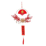 Maxbell Chinese New Year Hanging Decorations Ornament Wreath Pendant for Decor Style E