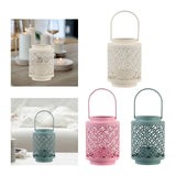 Maxbell Votive Tealight Candle Holder Ornament Candlestick for Shelf Fireplace Hotel White