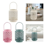 Maxbell Votive Tealight Candle Holder Ornament Candlestick for Shelf Fireplace Hotel White