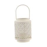 Maxbell Votive Tealight Candle Holder Ornament Candlestick for Shelf Fireplace Hotel White