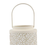Maxbell Votive Tealight Candle Holder Ornament Candlestick for Shelf Fireplace Hotel White