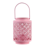 Maxbell Votive Tealight Candle Holder Ornament Candlestick for Shelf Fireplace Hotel Pink