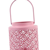 Maxbell Votive Tealight Candle Holder Ornament Candlestick for Shelf Fireplace Hotel Pink