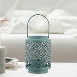 Maxbell Votive Tealight Candle Holder Ornament Candlestick for Shelf Fireplace Hotel Green